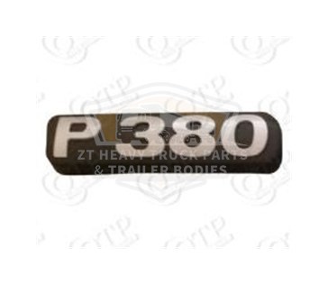 SCANIA LOWER GRILLE BADGE P380 NEW MODEL