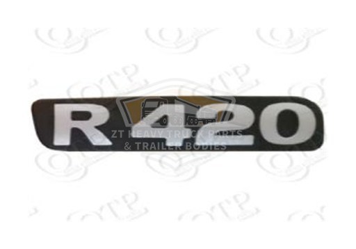 SCANIA LOWER GRILLE BADGE R420