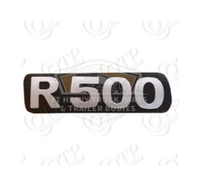 SCANIA LOWER GRILLE BADGE R500