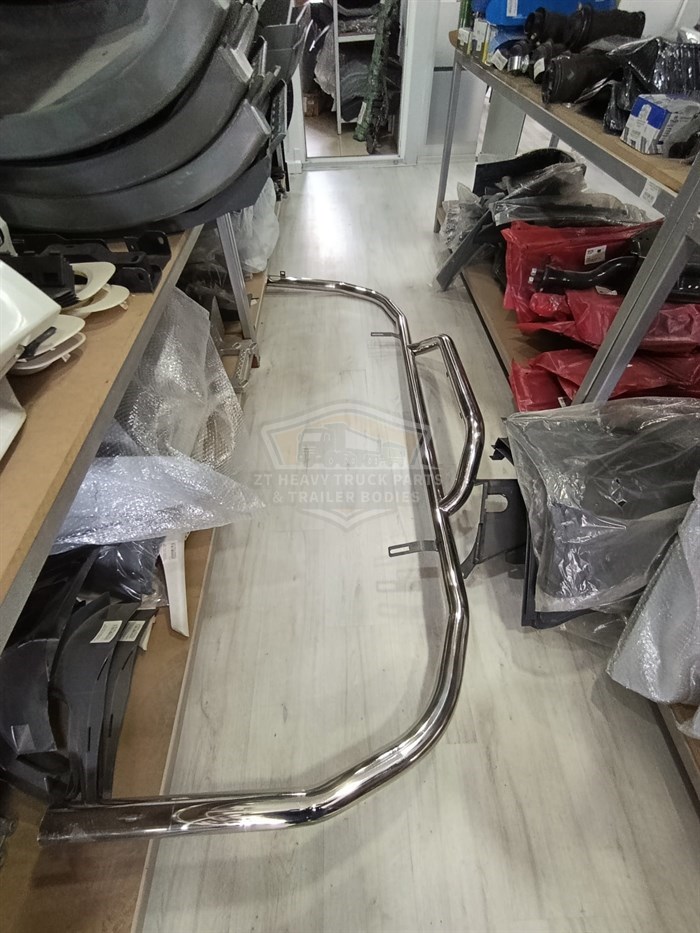 Scania bumper lower chrome pipe moustache